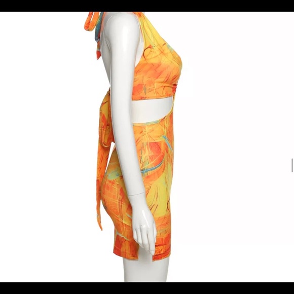 Multi colored Mini Dress - Picture 4 of 5